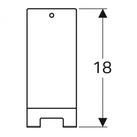 Geberit Acanto, Crochet porte-serviettes