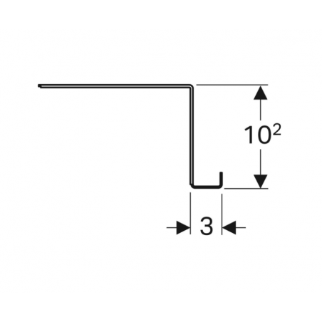 Geberit Acanto, Gancio portasciugamani