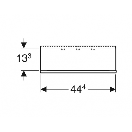 Geberit Acanto, Mensola contenitore