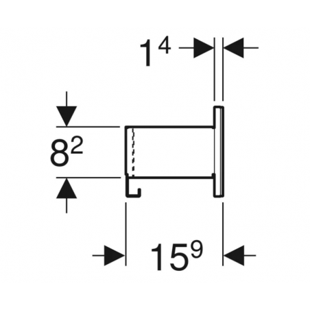 Geberit Acanto, Mensola contenitore