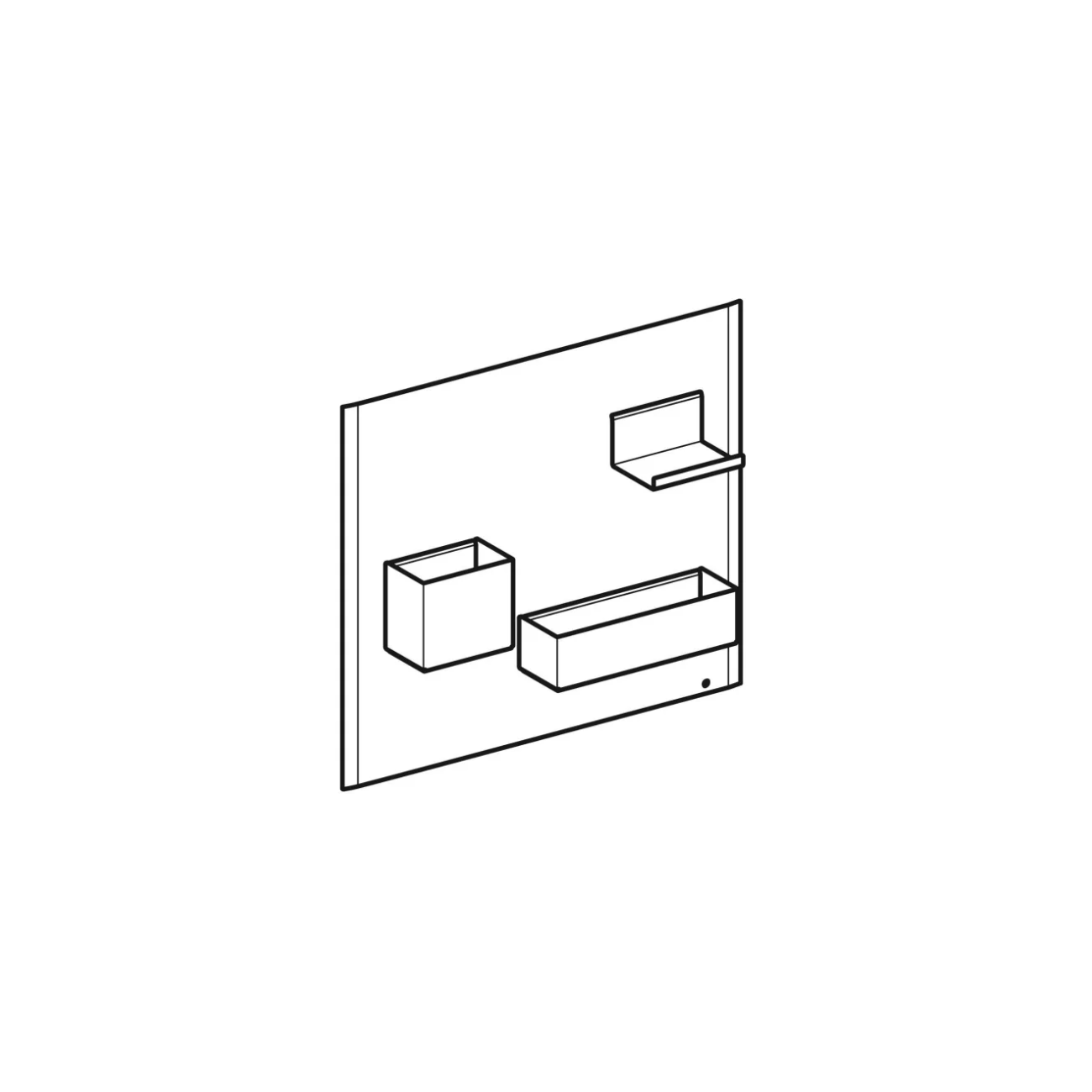 Geberit Acanto, Magnetic container set