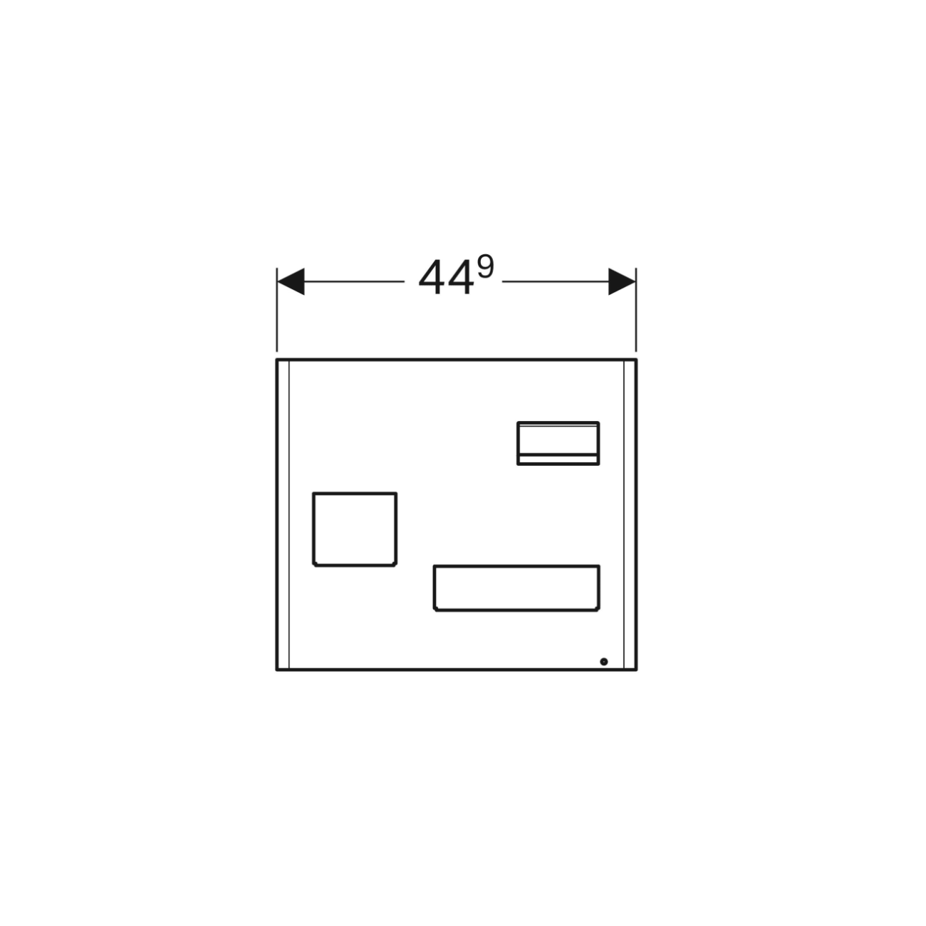 Geberit Acanto, Set contenitore magnetici