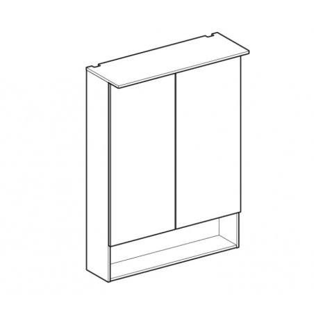 Geberit Acanto, Miroirs