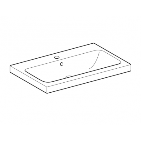 Geberit iCon, évier avec trou central