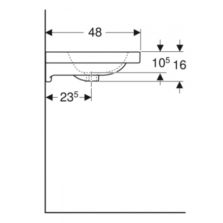Geberi iCon, Sink without a hole