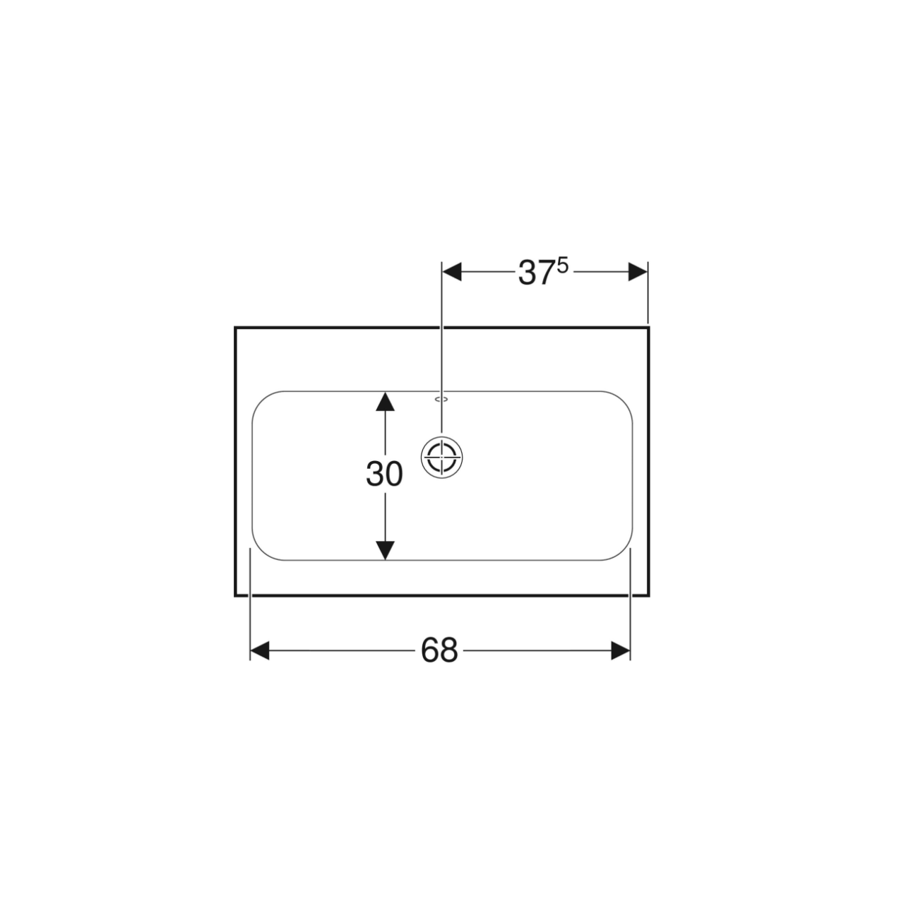 Geberi iCon, Sink without a hole