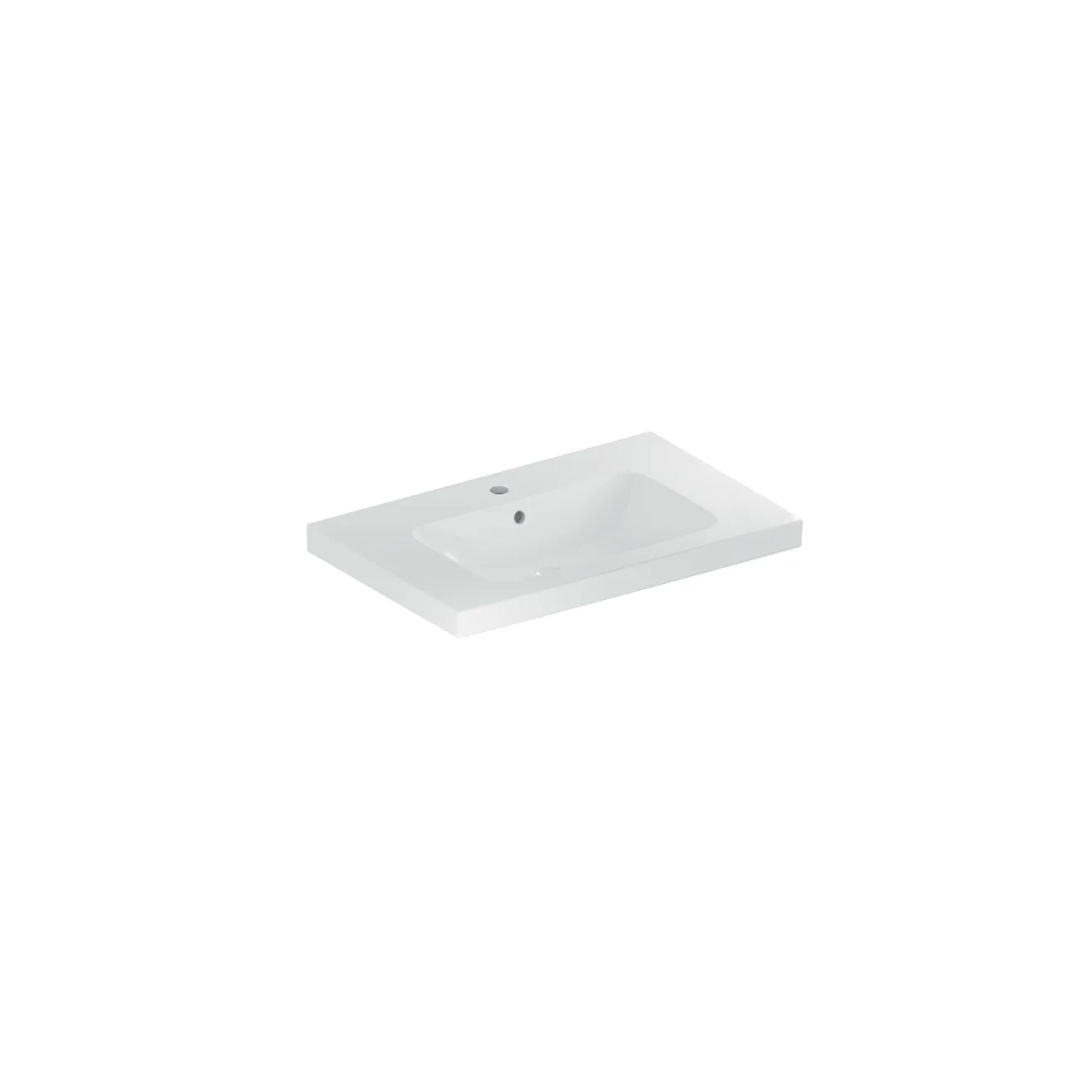 Geberit iCon, Washbasin with shelf and central hole