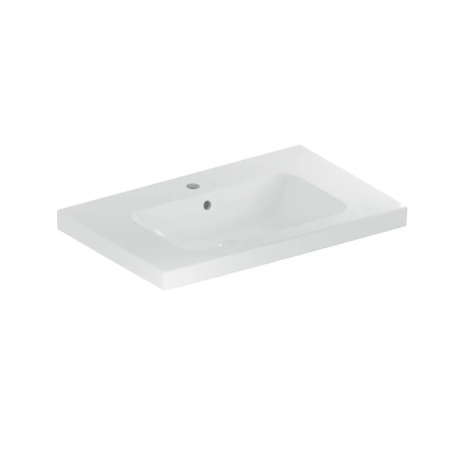 Geberit iCon, Lavabo con ripiano e foro centrale