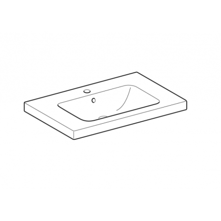 Geberit iCon, Evier avec étagère orificio central