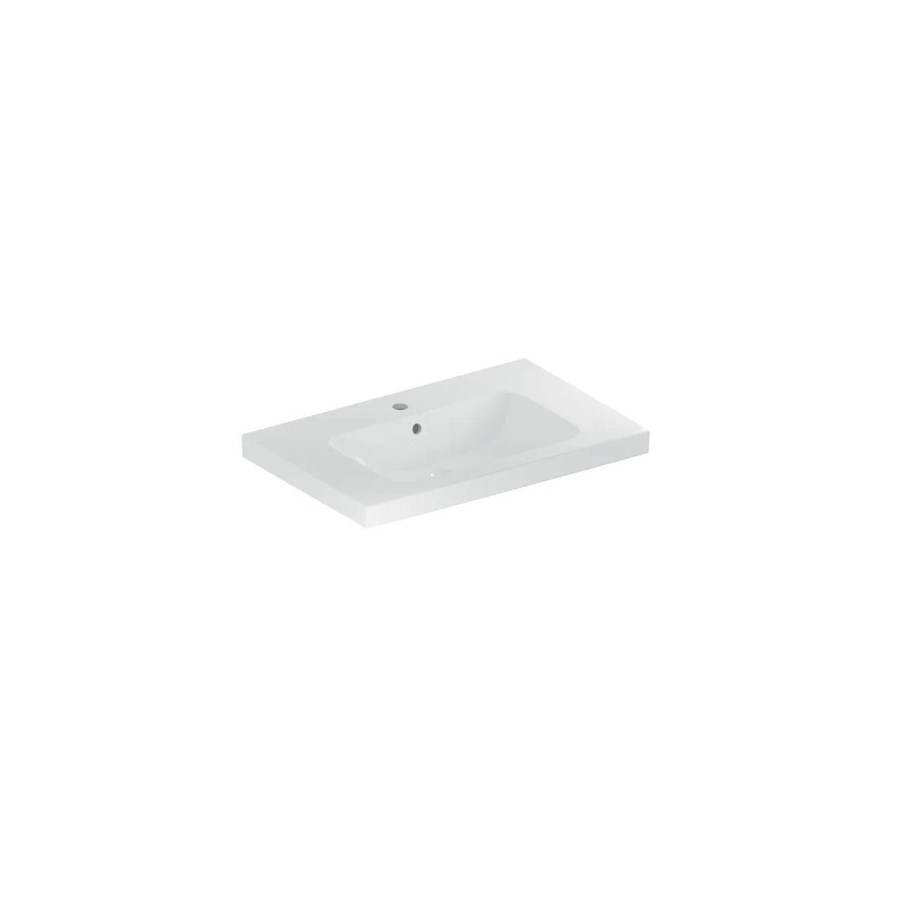 Geberit iCon, Washbasin with shelf and central hole