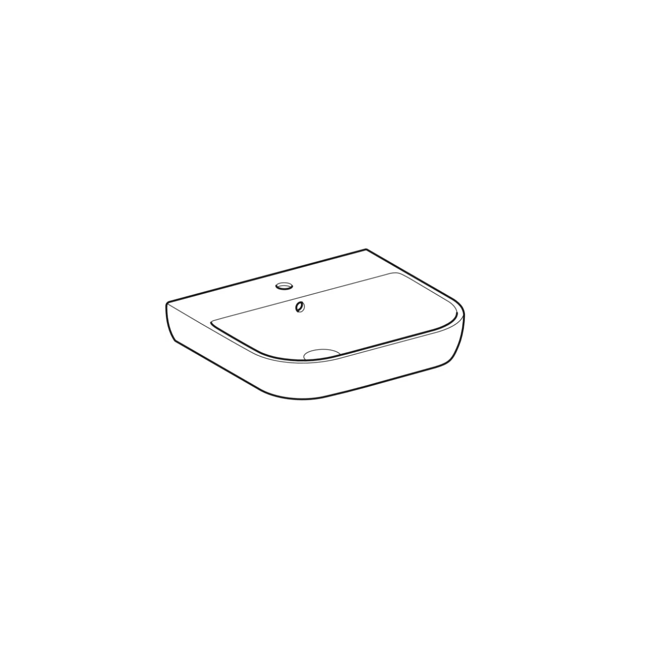 Geberit Smyle, Lavabo tondo