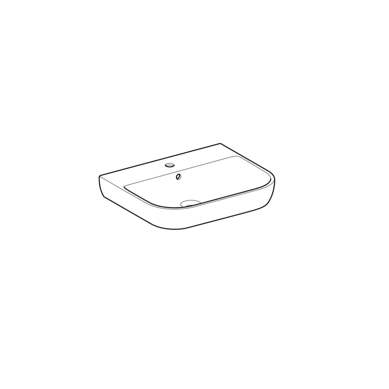 Geberit Smyle, Lavabo tondo
