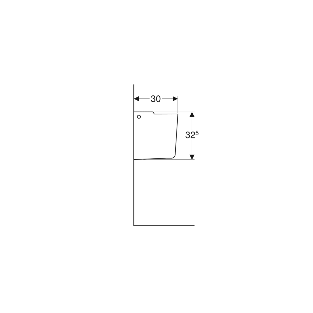 Geberit Smyle, Demi-colonne
