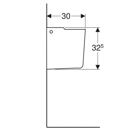 Geberit Smyle, Demi-colonne