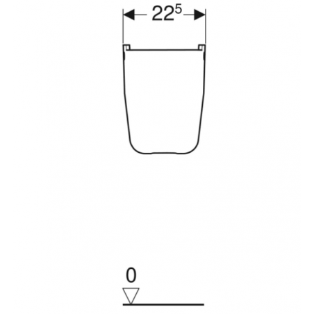 Geberit Smyle, Semicolonna