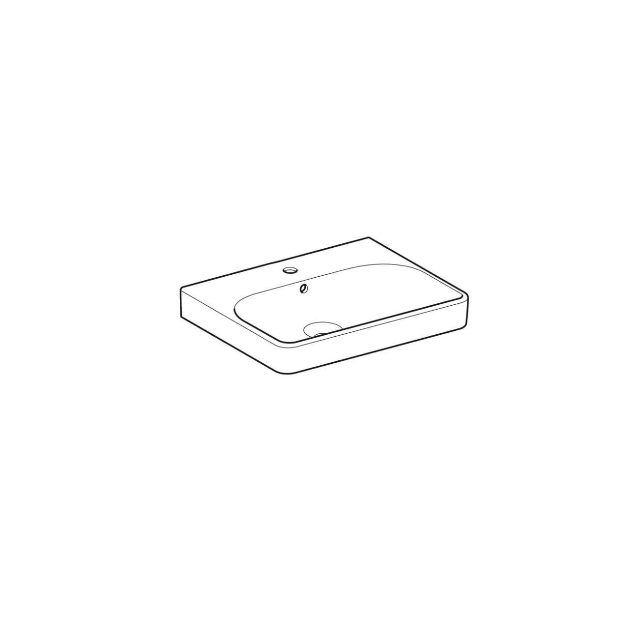 Geberit Smyle, Evier rectangulaire