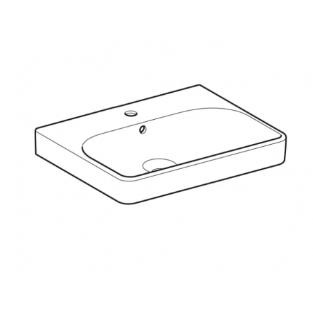 Geberit Smyle, Lavabo rettangolare