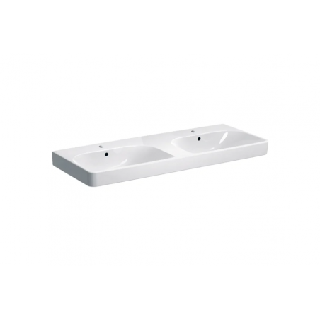Geberit Smyle, Lavabo rectangulaire double cm 120