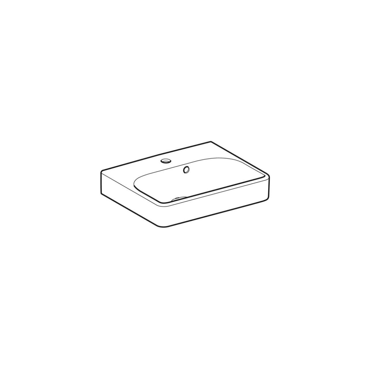 Geberit Smyle, Lave-mains cm 50