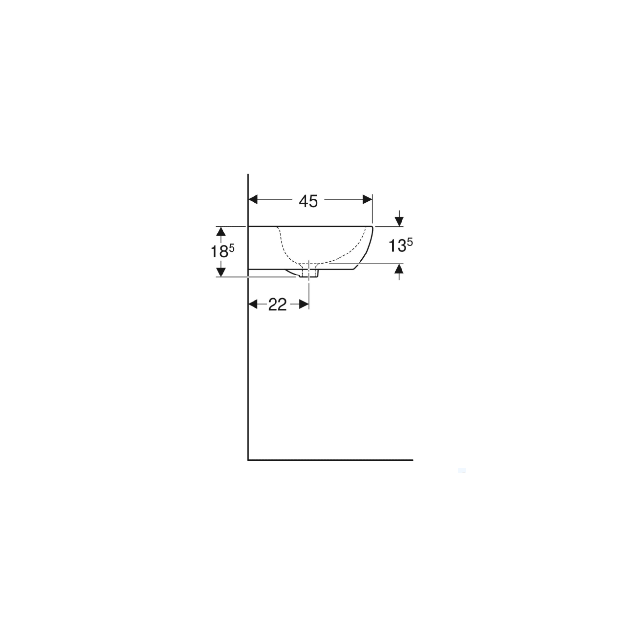 Geberit Fantasia, Lavabo