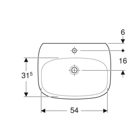Geberit Fantasia, Washbasin