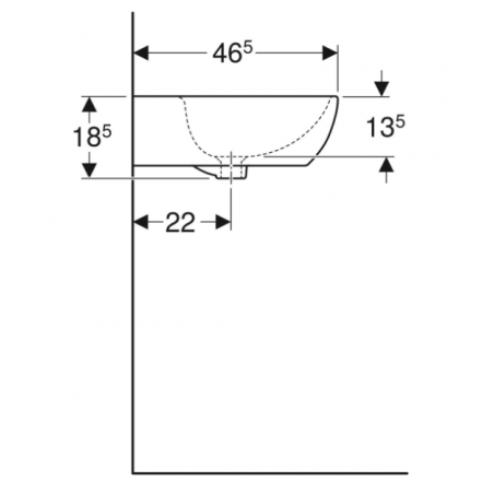 Geberit Fantasia, Washbasin
