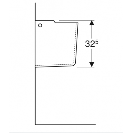 Geberit Fantasia, Demi-colonne