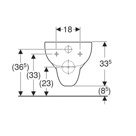 Geberit Fantasia, Suspension