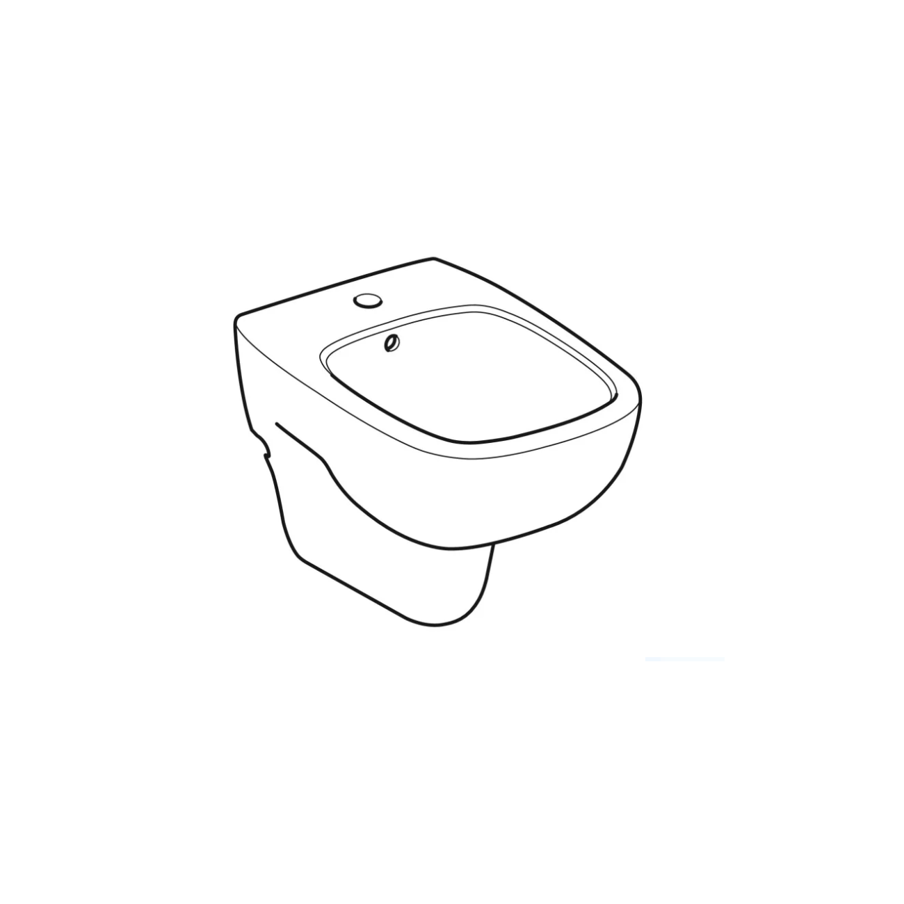 Geberit Fantasia, Bidet suspendu