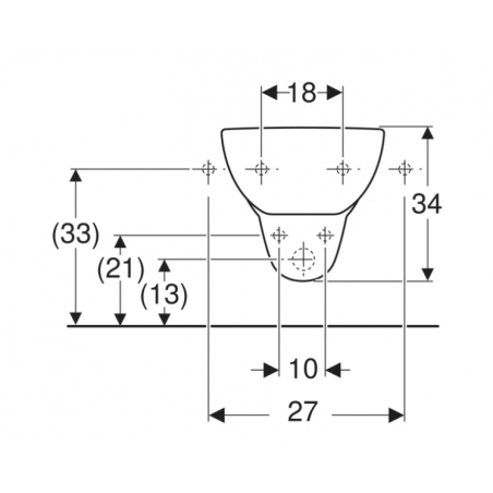 Geberit Fantasia, Bidet sospeso