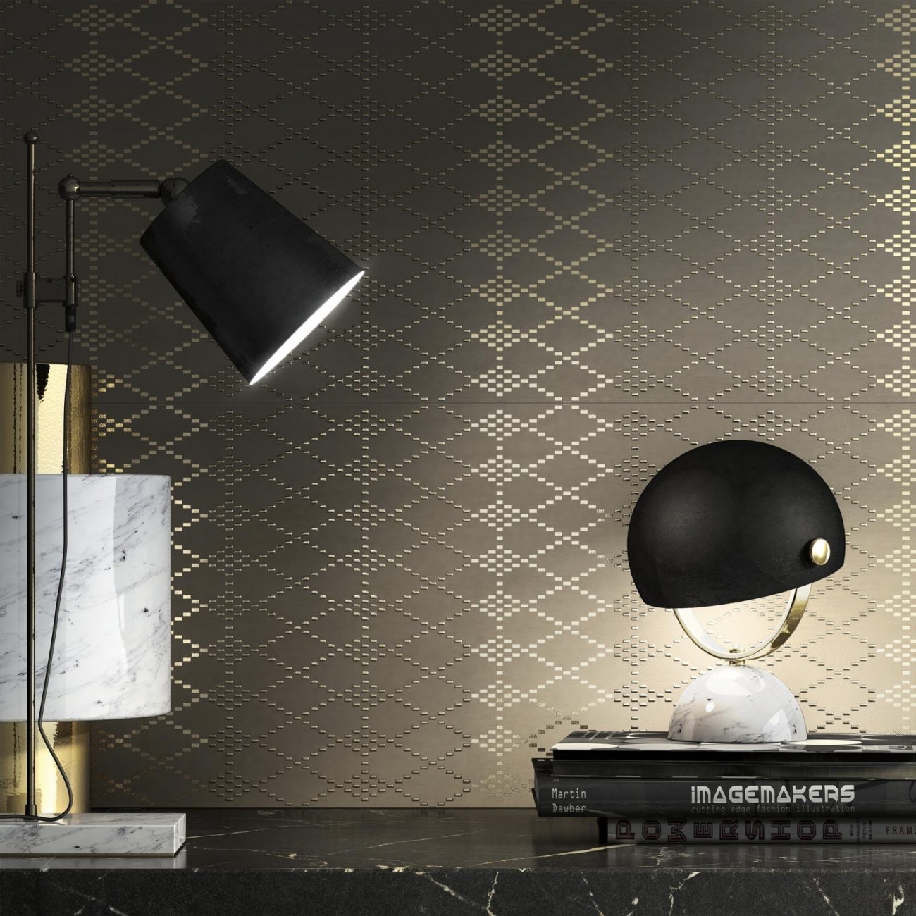 Ragno Tactile Decoro Shine Terra