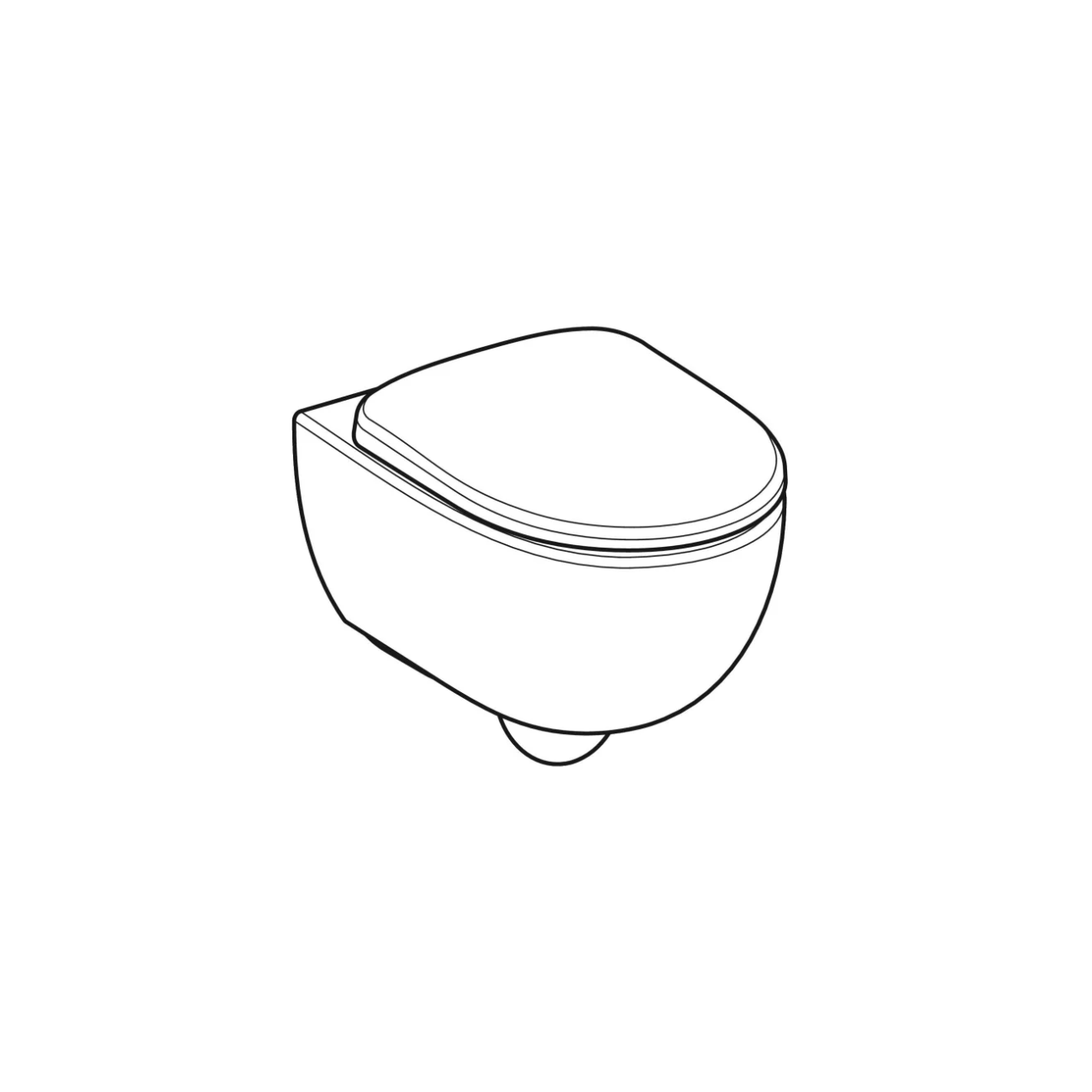 Geberit Selnova Premium, Wall-mounted toilet