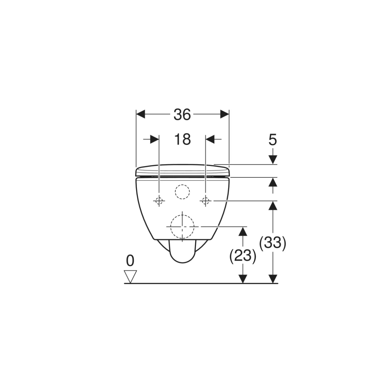 Geberit Selnova Premium, Wall-mounted toilet
