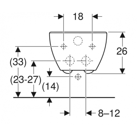 Geberit Sernova Premium, Bidet