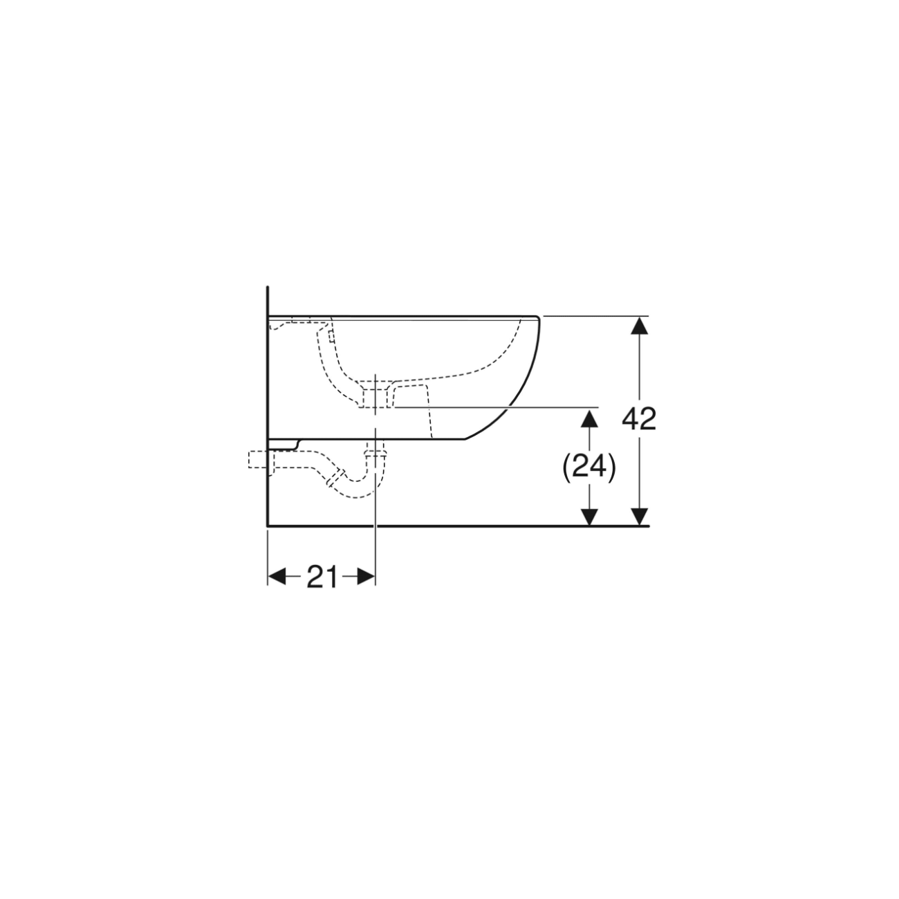 Geberit Sernova Premium, Bidet