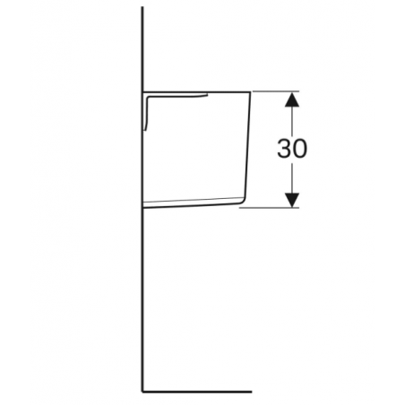 Geberit Selnova Square, Semicolonna