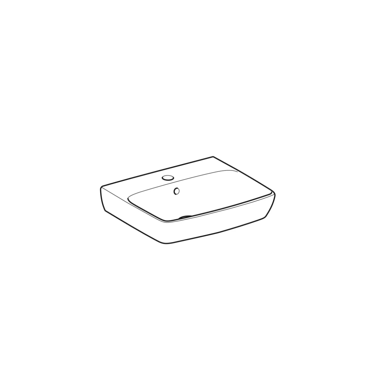 Geberit Selnova Square, Washbasin