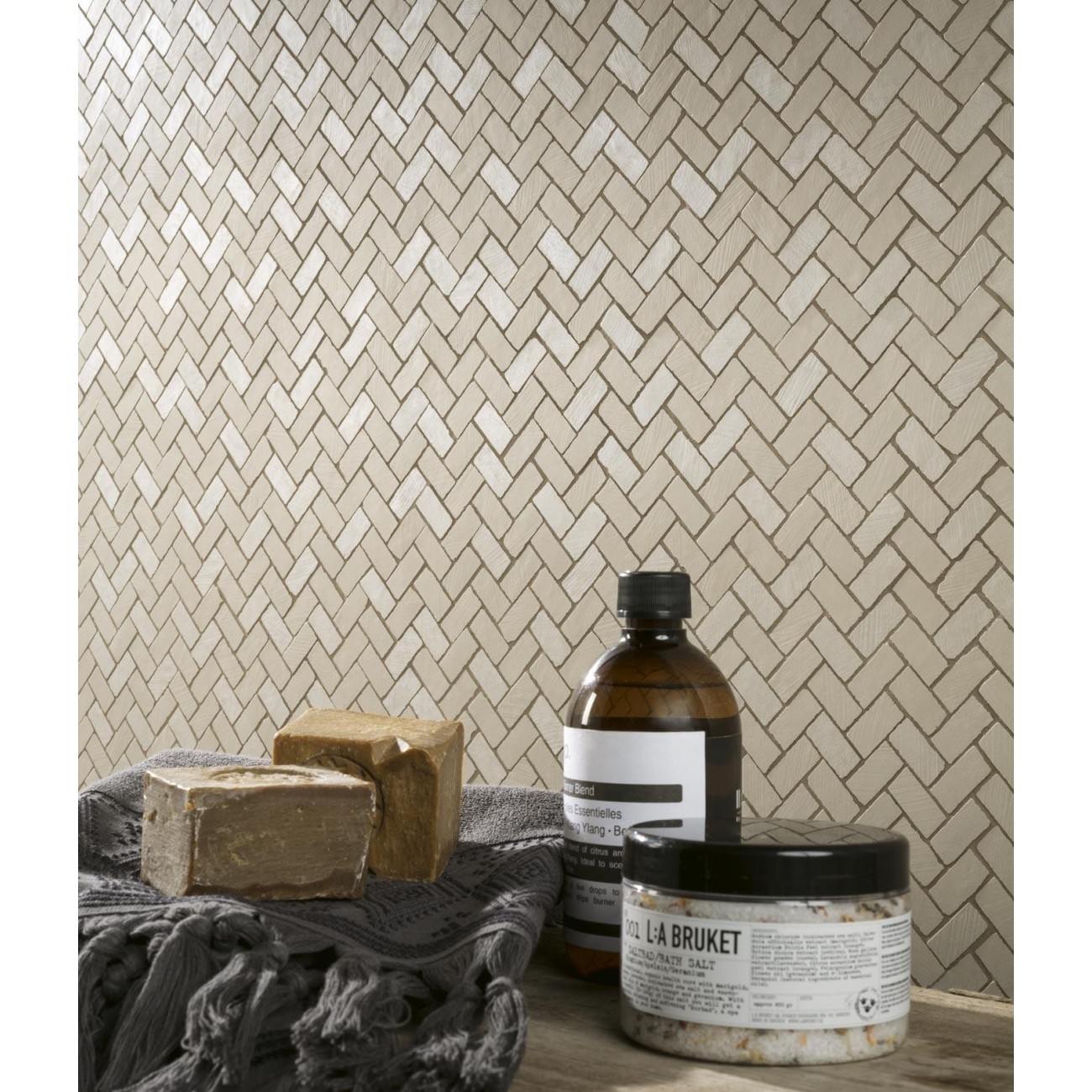 Ragno Tactile Mosaico Bone Ocra