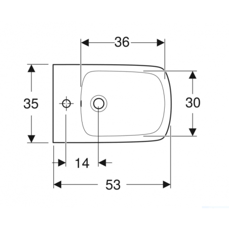 Geberit Selnova Square, Bidet