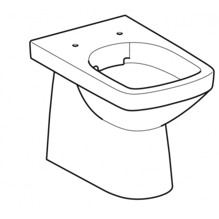 Geberit Selnova Square, Vaso a pavimento