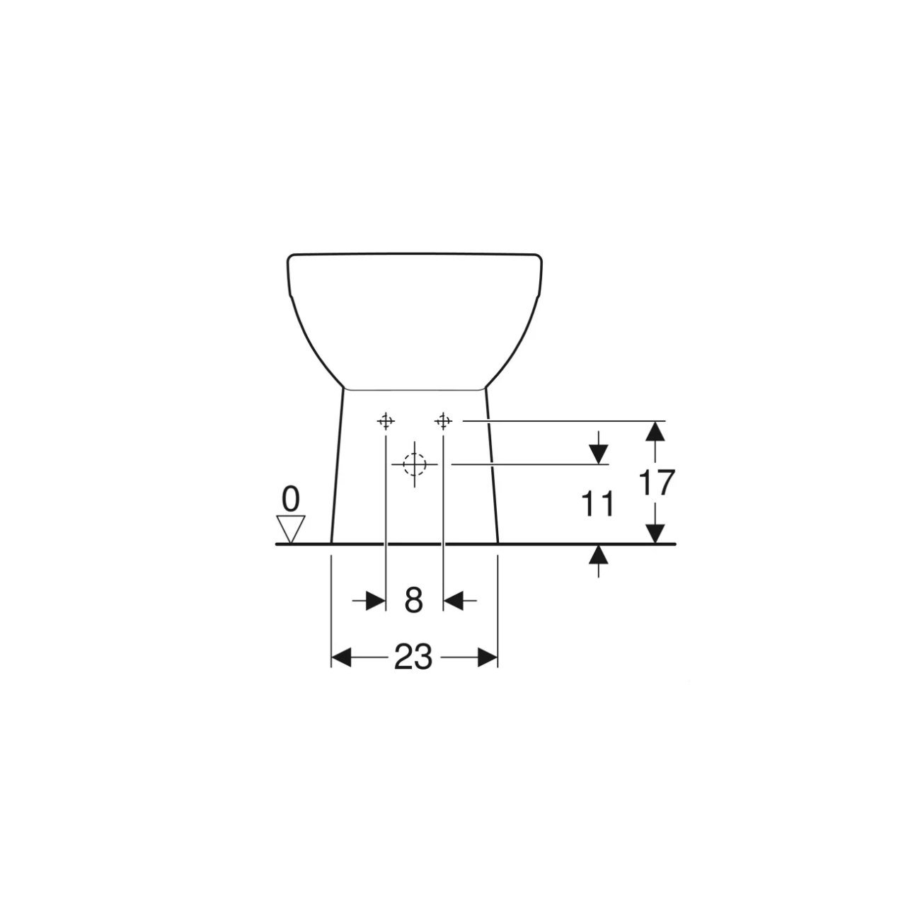 Geberit Selnova Square, Bidet
