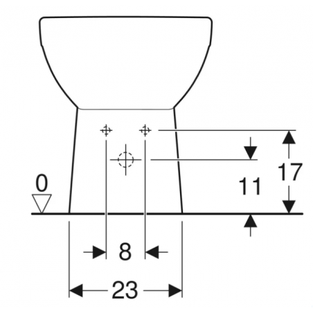 Geberit Selnova Square, Bidet