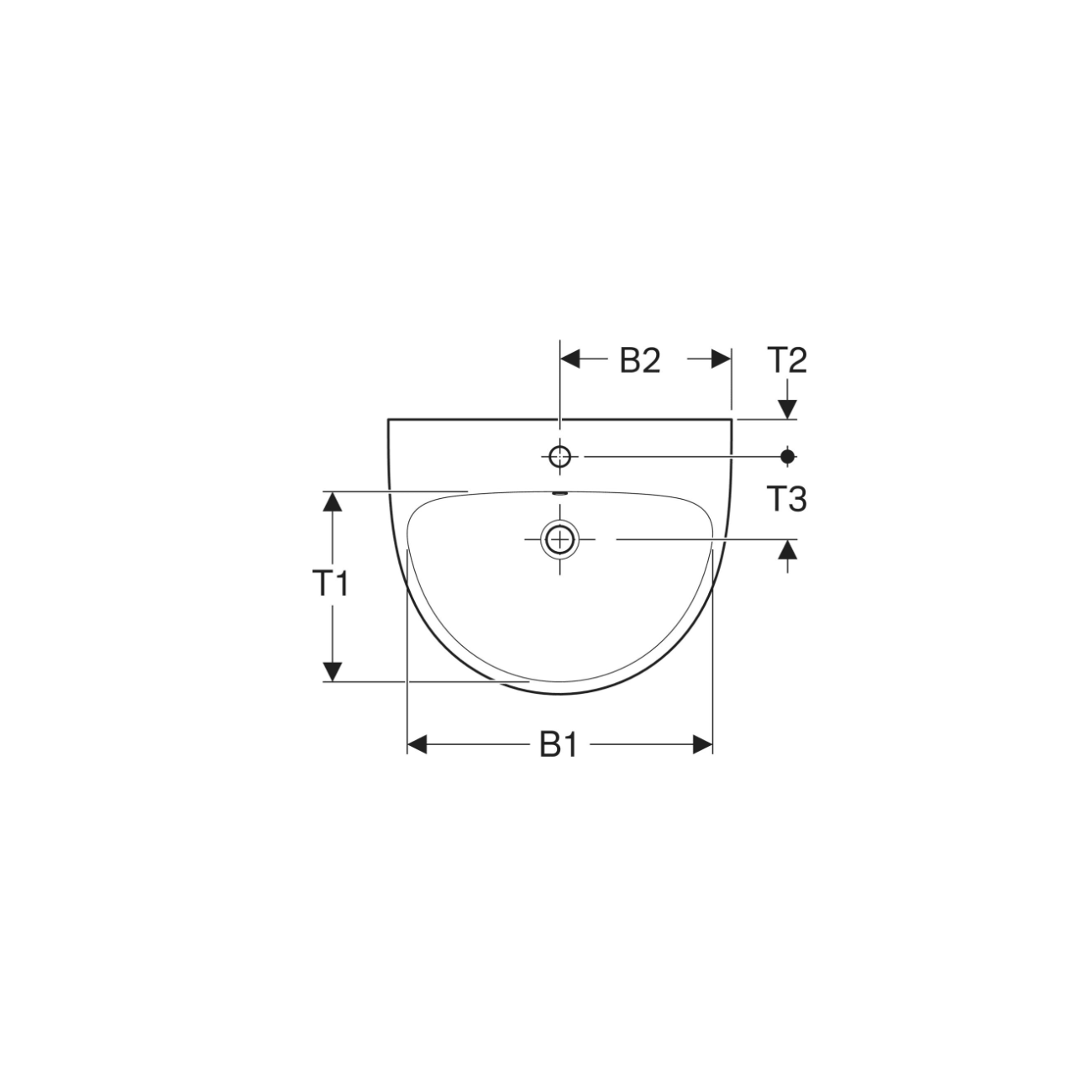 Geberit Selnova, Washbasin