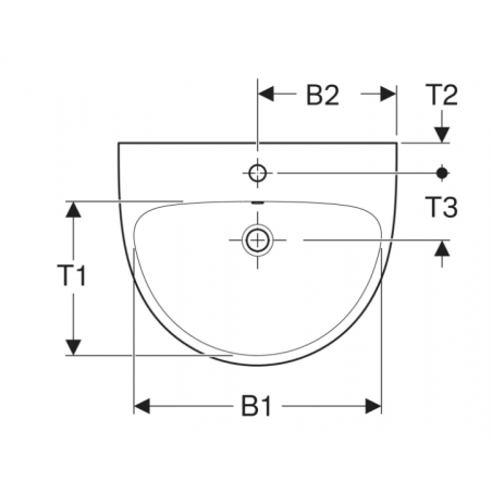 Geberit Selnova, Washbasin