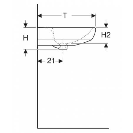 Geberit Selnova, Washbasin