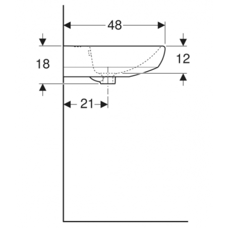 Geberit Selnova, Washbasin