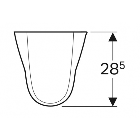 Geberit Selnova, Demi-colonne