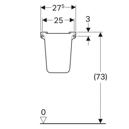 Geberit Selnova, Semicolonna