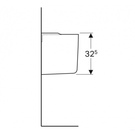 Geberit Selnova, Demi-colonne