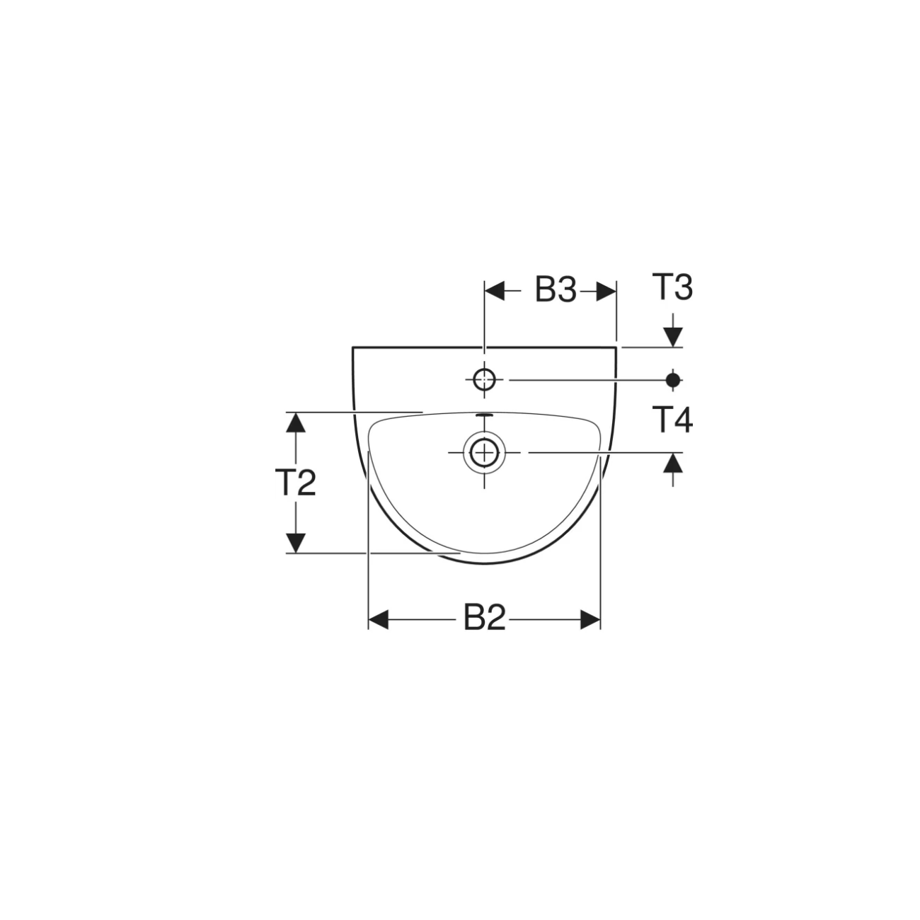 Geberit Selnova, Washbasin